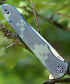 Artisan Cutlery Artisan ATZ1707PCG Shark, 3.94" D2 Steel Plain Blade, Camouflage G-10 Handle -Knifeworks Sales Store 1707pcg.4 46494.1566585979