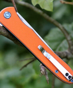 Artisan Cutlery Artisan ATZ1707POE Shark, 3.94" D2 Steel Plain Blade, Orange G-10 Handle -Knifeworks Sales Store 1707poe.2 27562.1566585980