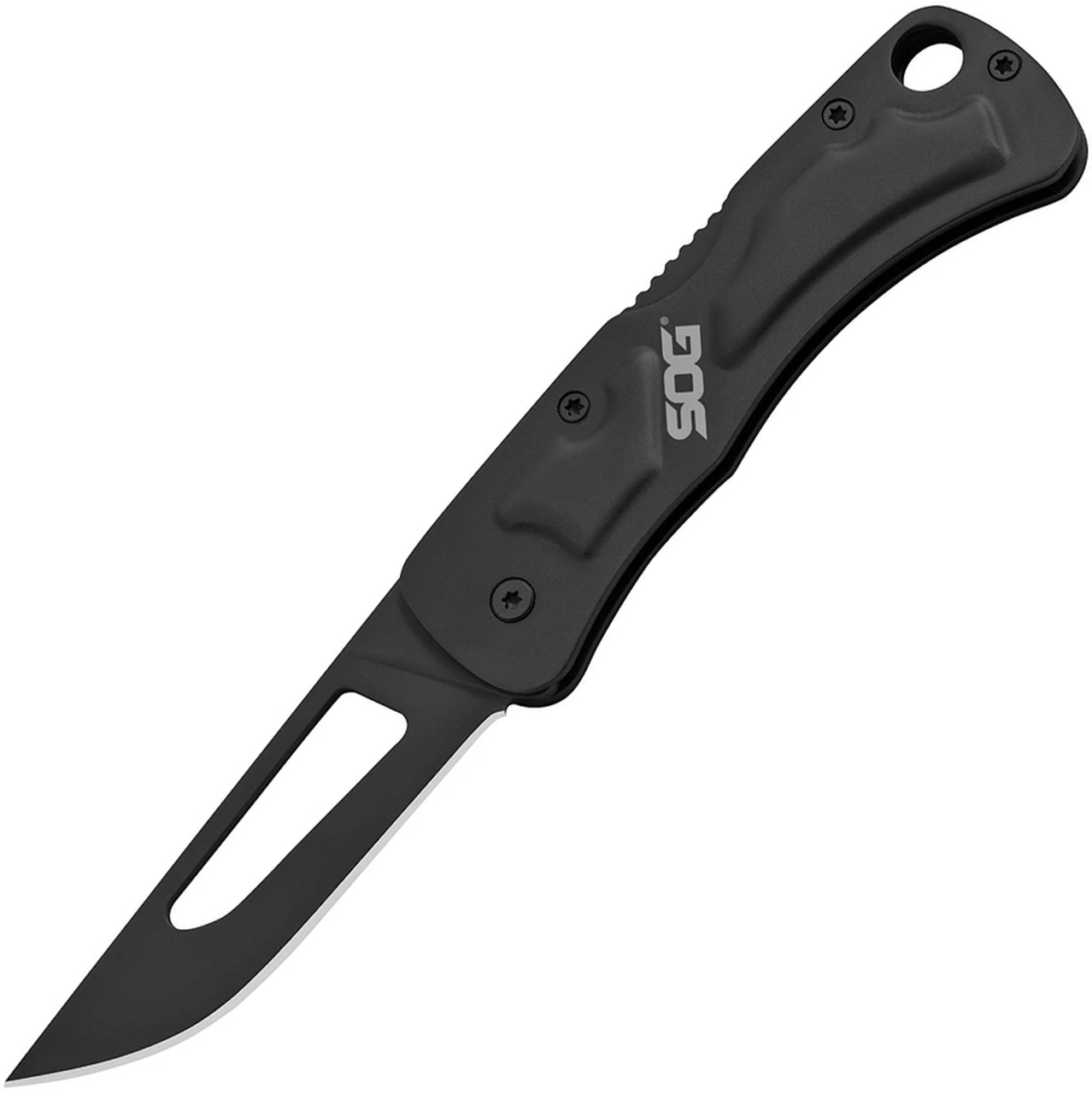SOG CE1012CP Centi II Lockback Folder, 2.10" 3Cr13MoV Black Drop Point Plain Blade, Black Stainless Steel Handle 1 SOG CE1012CP Centi II Lockback Folder, 2.10" 3Cr13MoV Black Drop Point Plain Blade, Black Stainless Steel Handle