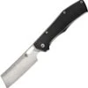 Gerber 1494 Flatiron Framelock Folder, 3.50" 7Cr17MoV Stonewash Cleaver Plain Blade, Dark Gray Aluminum Handle