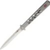 Al Mar Slimline Quicksilver Framelock 4046, 5" D2 Plain Blade, Titanium Handle