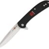 Al Mar Ultralight Hawk Linerlock 4122, 2.75" Stainless, Plain Blade, FRN Handle