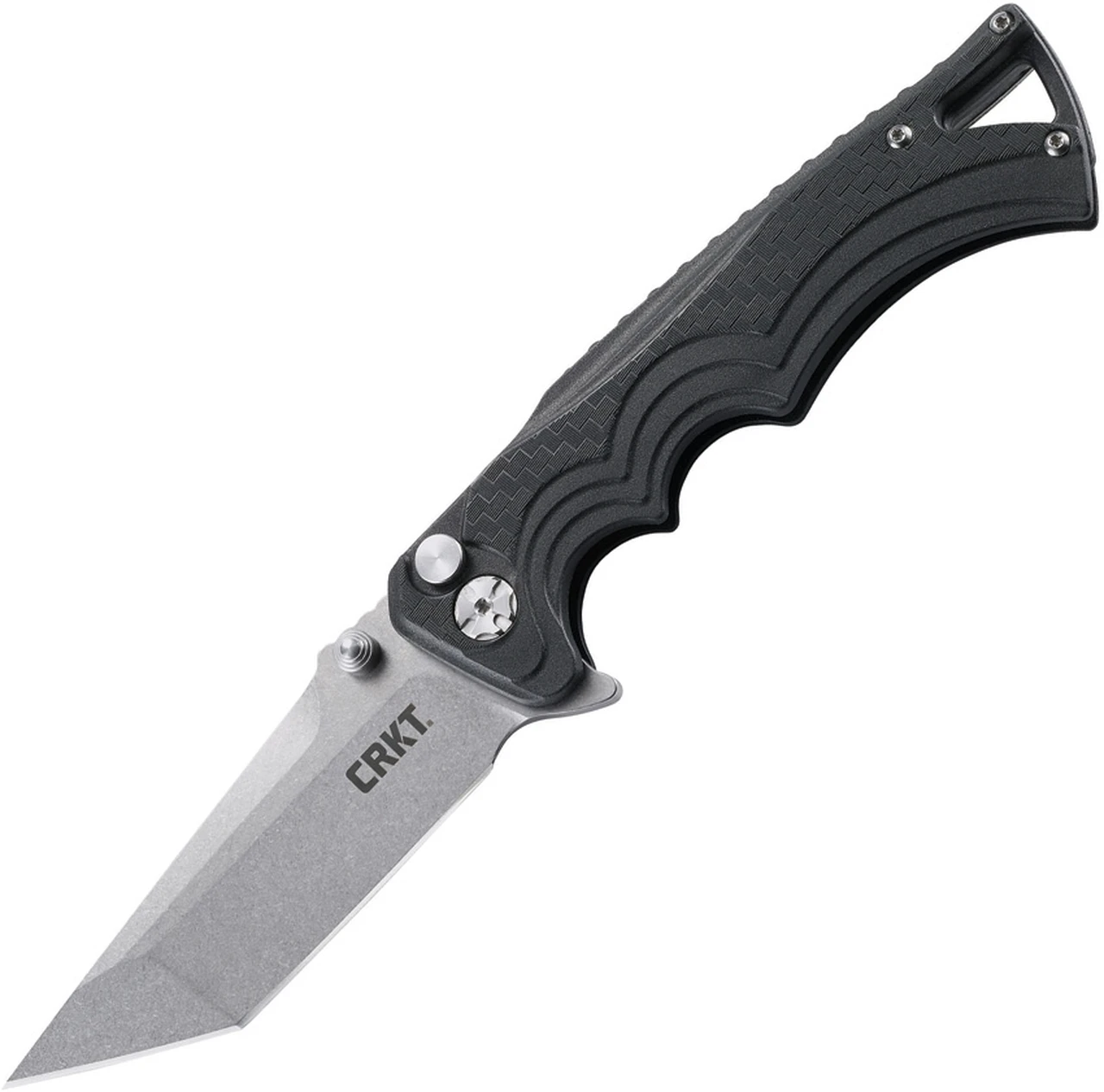 CRKT BT Fighter 5225 Button Lock Folder, 3.64" 8Cr13MoV Stonewash Plain Blade, Black Glass Reinforce Fiber Polymide Handle 1 CRKT BT Fighter 5225 Button Lock Folder, 3.64" 8Cr13MoV Stonewash Plain Blade, Black Glass Reinforce Fiber Polymide Handle