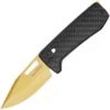 Cold Steel SOG Ultra XR, 2.8" Gold CRYO S35VN Plain Blade, Carbon Fiber Handle