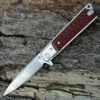 Artisan Cutlery Artisan Classic Damascus ATZ1802GDBR, 3.94" Damascus Plain Blade, RedG10/Damascus Handle