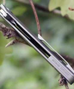 Artisan Cutlery Artisan Osprey ATZ1803GGYM, 3.74" M390 Plain Blade, Gray TC4 Titanium Handle -Knifeworks Sales Store 1803ggym 39527.1566585962