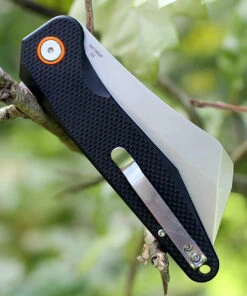 Artisan Cutlery Artisan Osprey ATZ1803PBKF, 3.94" D2 Plain Blade, Black (Flat) G-10 Handle -Knifeworks Sales Store 1803pbkf.3 22189.1566586029