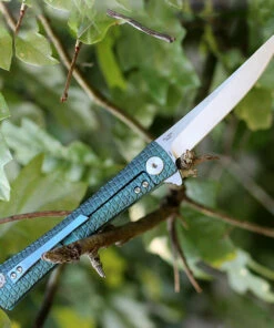 Artisan Cutlery Artisan ATZ1805GGNM S Waistline, 4" M390 Plain Blade, Green Titanium Handle -Knifeworks Sales Store 1805ggnm.4 71638.1566586002