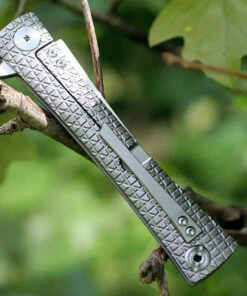 Artisan Cutlery Artisan ATZ1805GGYM S Waistline, 4" M390 Plain Blade, Gray Titanium Handle -Knifeworks Sales Store 1805ggym 58124.1566586004