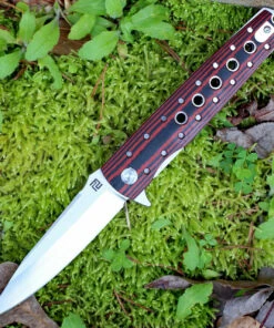 Artisan Cutlery Artisan ATZ1807GBRS Virginia, 3.94" S35VN Plain Blade, Brown G-10 Handle