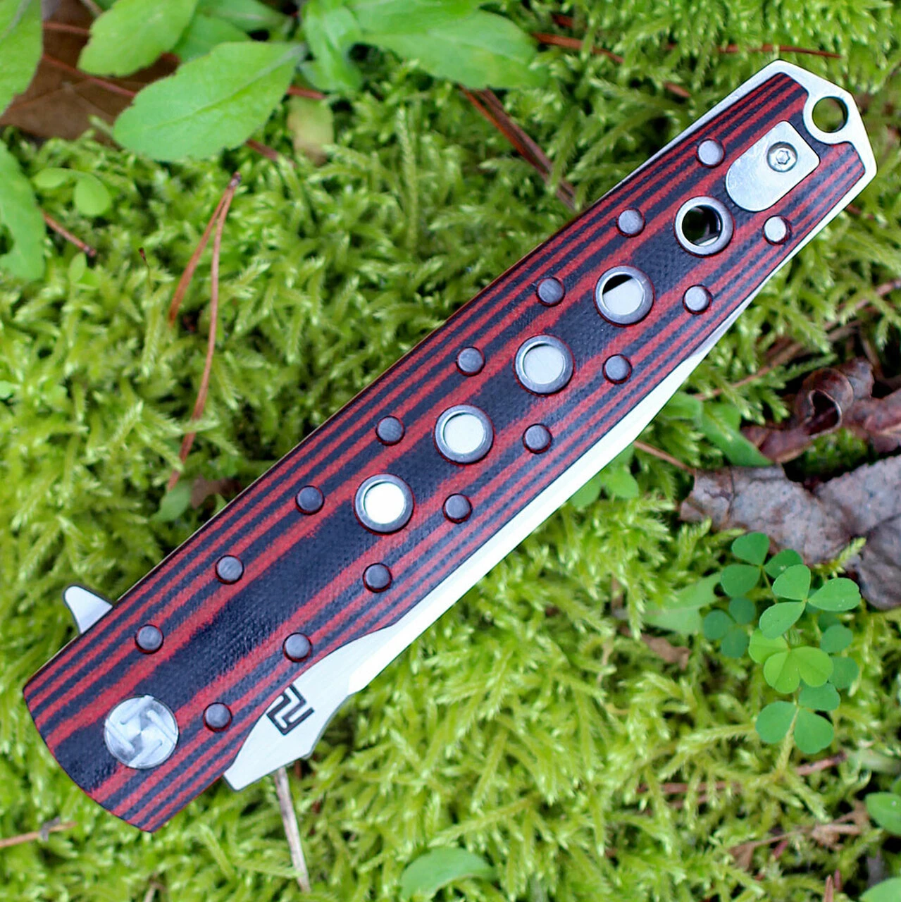 Artisan Cutlery Artisan ATZ1807GBRS Virginia, 3.94" S35VN Plain Blade, Brown G-10 Handle 3 Artisan Cutlery Artisan ATZ1807GBRS Virginia, 3.94" S35VN Plain Blade, Brown G-10 Handle - Image 3