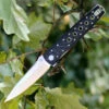 Artisan Cutlery Artisan ATZ1807GCFM Virginia, 3.94" M390 Plain Blade, Carbon Fiber Handle