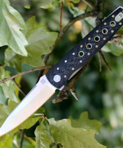 Artisan Cutlery Artisan ATZ1807GCFM Virginia, 3.94" M390 Plain Blade, Carbon Fiber Handle