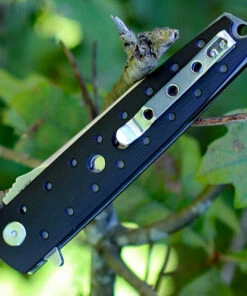 Artisan Cutlery Artisan Virginia ATZ1807PBK, 3.94" D2 Plain Blade, Curved Black G-10 Handle -Knifeworks Sales Store 1807p bk.4 97715.1566585997