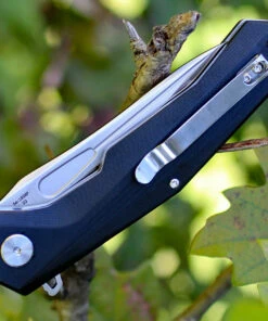 Artisan Cutlery Artisan Zumwalt ATZ1808PBKC, 3.94" D2 Plain Blade, Curved Black G-10 Handle -Knifeworks Sales Store 1808p bkc.4 23801.1566586028