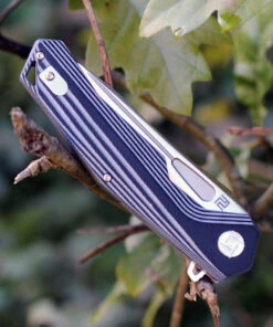 Artisan Cutlery Artisan Zumwalt ATZ1808PBGC, 3.94" D2 Plain Blade, Curved Black/White G-10 Handle -Knifeworks Sales Store 1808pbgc.2 77092.1566586026