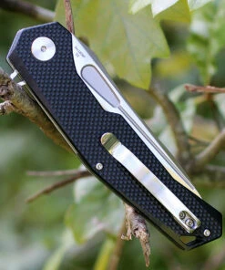 Artisan Cutlery Artisan Zumwalt ATZ1808PBKF, 3.94" D2 Plain Blade, Flat Black G-10 Handle -Knifeworks Sales Store 1808pbkf.3 03184.1566586031