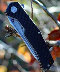 Artisan Cutlery Artisan Zumwalt ATZ1808PCF, 3.94" D2 Plain Blade, Carbon Fiber Handle -Knifeworks Sales Store 1808pcf 43060.1566586037