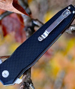 Artisan Cutlery Artisan Hornet ATZ1810PBKF, 3.54" D2 Steel Stone Wash Blade, Black G10 Handle -Knifeworks Sales Store 1810pbkf.2 77580.1566586102