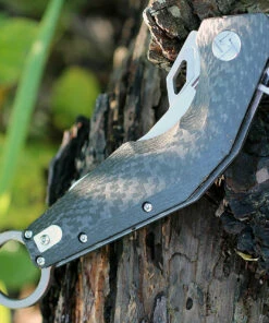 Artisan Cutlery Artisan Cobra ATZ1811GGYM, 3.15" M390 Plain Blade, Gray Carbon Fiber Handle -Knifeworks Sales Store 1811ggym 02115.1566586068