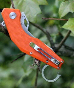 Artisan Cutlery Artisan Cobra ATZ1811POEF, 3.75" D2 Plain Blade, Flat Orange G-10 Handle -Knifeworks Sales Store 1811poef.5 42161.1566586059