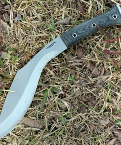 Condor K-Tact Kukri Knife, 9.5" Satin 1075HC Blade, Green Canvas Micarta Handle, OD Green Kydex Belt Sheath