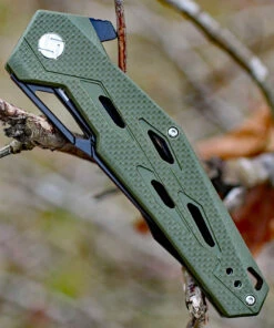 Artisan Cutlery Artisan Interceptor ATZ1812PBGN, 3.54" D2 Black Tanto Blade, Green G10 Handle -Knifeworks Sales Store 1812pbgn 31851.1566586096