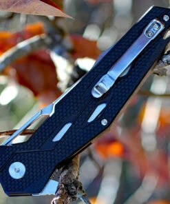 Artisan Cutlery Artisan Interceptor ATZ1812PSBK, 3.54" D2 Tanto Blade, Black G10 Handle -Knifeworks Sales Store 1812psbk.2 86738.1566586089