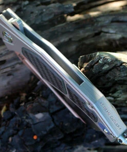 Artisan Cutlery Artisan Apache ATZ1813GGYS, 3.82" S35VN Plain Blade, Gray Titanium/Carbon Fiber Handle -Knifeworks Sales Store 1813ggys.1 44797.1566586010