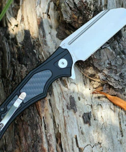 Artisan Cutlery Artisan Apache ATZ1813PBCF, 3.7" D2 Plain Blade, Black Aluminum/Carbon Fiber Handle -Knifeworks Sales Store 1813pbcf.2 87855.1566586070