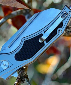 Artisan Cutlery Artisan Apache ATZ1813PGBK, 3.7" D2 Plain Blade, Gray/Black Aluminum/G-10 Handle -Knifeworks Sales Store 1813pgbk.2 40460.1566586064