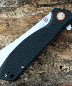 Artisan Cutlery Artisan Tomahawk ATZ1815PBKF, 3.75" D2 Plain Blade, Flat Black G-10 Handle -Knifeworks Sales Store 1815pbkf.3 32629.1566586011