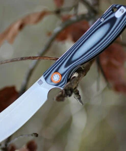 Artisan Cutlery Artisan Tomahawk ATZ1815PSBGC, 2.36" D2 Steel Tanto Blade, Grey G10 Handle-Curve