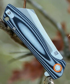 Artisan Cutlery Artisan Tomahawk ATZ1815PSBGC, 2.36" D2 Steel Tanto Blade, Grey G10 Handle-Curve -Knifeworks Sales Store 1818psbgc.3 22558.1566586151