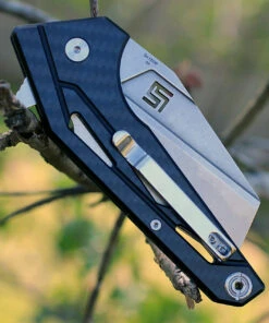 Artisan Cutlery Artisan Ravine ATZ1819PCF, 2.83" D2 Steel Tanto Blade, Carbon Fiber Handle -Knifeworks Sales Store 1819p cf.1 82577.1566586132