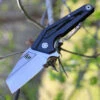 Artisan Cutlery Artisan Ravine ATZ1819PCF, 2.83" D2 Steel Tanto Blade, Carbon Fiber Handle