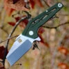 Artisan Cutlery Artisan Ravine ATZ1819PGN, 2.83" D2 Steel Tanto Blade, Green G10 Handle