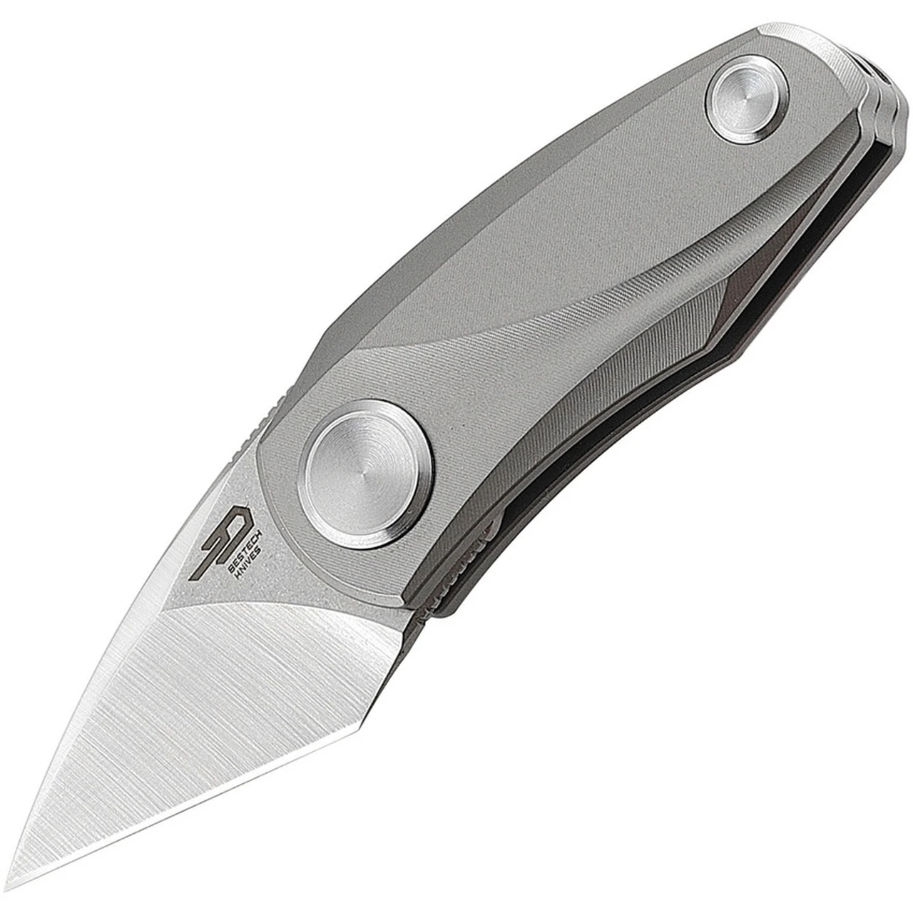 Boker Bestech Tulip Ball Lock 1912A, 1.25" Bohler M390 Kiridashi Blade, Gray Titanium Handle 1 Boker Bestech Tulip Ball Lock 1912A, 1.25" Bohler M390 Kiridashi Blade, Gray Titanium Handle