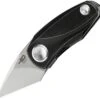 Boker Bestech Tulip Framelock 1913E, 1.25" Bohler M390 Kiridashi Blade, Black Titanium Handle