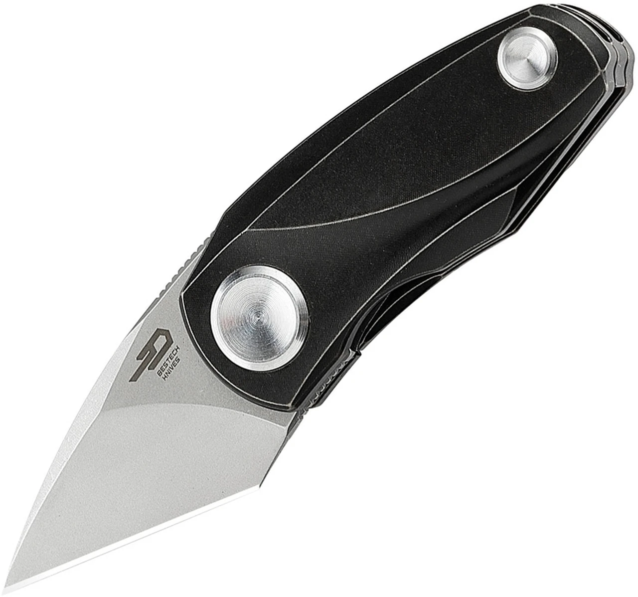Boker Bestech Tulip Framelock 1913E, 1.25" Bohler M390 Kiridashi Blade, Black Titanium Handle 1 Boker Bestech Tulip Framelock 1913E, 1.25" Bohler M390 Kiridashi Blade, Black Titanium Handle