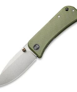 WE Knife Co. Banter 2004D, 2.9" CPM S35VN Stonewashed Stainless Blade, OD Green G-10 Handle