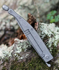 We Knife Co. We Knife Roman Framelock 2008B, 3.95" CPM S35VN Gray Stonewashed Blade, Gray 6AL4V Titanium Handle -Knifeworks Sales Store 2008B.1 68655.1602876425