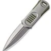 WE Knife Co. Oss Dagger Neck Knife 2017A, 2.22" CPM-20CV Stonewashed Dagger, OD Green G-10 Handle