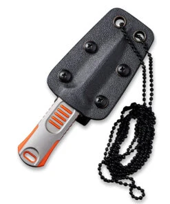 WE Knife Co. Oss Dagger Neck Knife, 2017B, 2.22" CPM-20CV Stonewashed Dagger, OD Orange G-10 Handle -Knifeworks Sales Store 2017B Oss Dagger 6 57172.1612818326