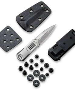 WE Knife Co. Oss Dagger Neck Knife 2017D, 2.22" CPM-20CV Stonewashed Dagger, Black G-10 Handle -Knifeworks Sales Store 2017D Oss Dagger 5 67242.1612818933.1280.1280 55352.1614271828