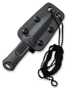 WE Knife Co. Oss Dagger Neck Knife 2017E, 2.22" CPM-20CV Black Stonewashed Dagger, Black G-10 Handle -Knifeworks Sales Store 2017E Oss Dagger 6 43378.1612819254.1280.1280 49470.1614272163