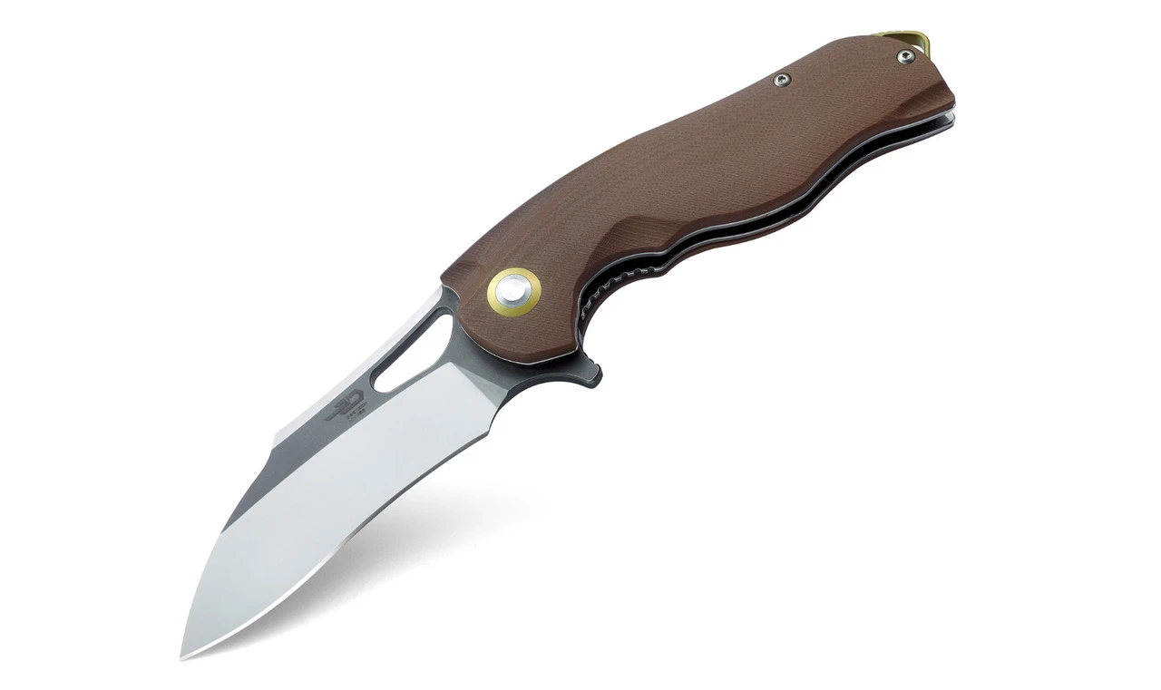 Bestech BG08B-2 Rhino, 3.625" 154CM Gray/Satin Plain Blade, Beige G-10 Handle 1 Bestech BG08B-2 Rhino, 3.625" 154CM Gray/Satin Plain Blade, Beige G-10 Handle