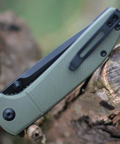 CIVIVI Knives CIVIVI Badlands Vagabond Flipper C2019B, 3.25" 9Cr18MoV Black Stonewashed Blade, OD Green GRN Handle -Knifeworks Sales Store 2019B.3 00447.1608761499