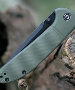 CIVIVI Knives CIVIVI Badlands Vagabond Flipper C2019B, 3.25" 9Cr18MoV Black Stonewashed Blade, OD Green GRN Handle -Knifeworks Sales Store 2019B.4 31144.1608761500