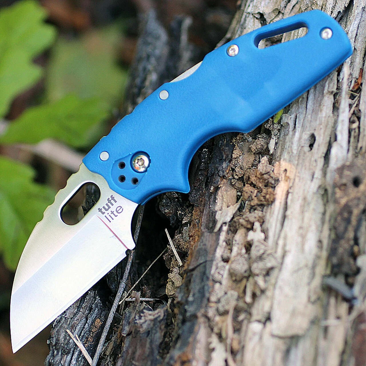 Cold Steel CS20LTB Tuff Lite, 2.5" AUS 8A SS Plain Blade, Blue Grivory Handle 1 Cold Steel CS20LTB Tuff Lite, 2.5" AUS 8A SS Plain Blade, Blue Grivory Handle